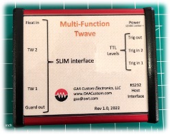 Multi-Function Twave driver module showing SLIM interface and connection ports