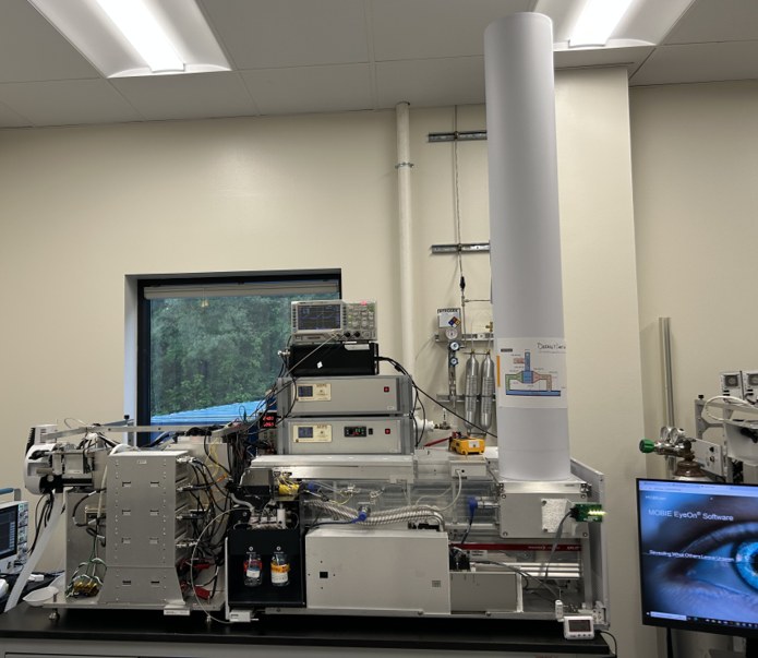 SLIM-QTOF research prototype at MOBILion Systems built using two MIPS supplies and an RF Mega